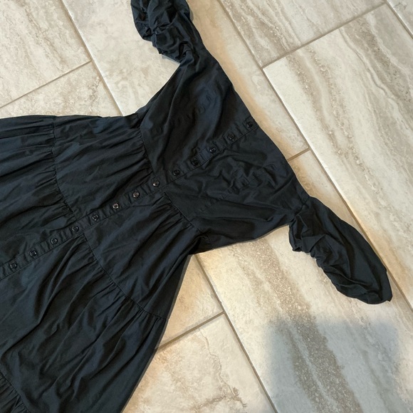 STAUD Black Off Shoulder Maxi Dress - Picture 5 of 7